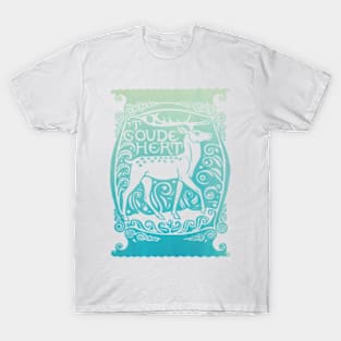 Golden Deer in Sky T-Shirt